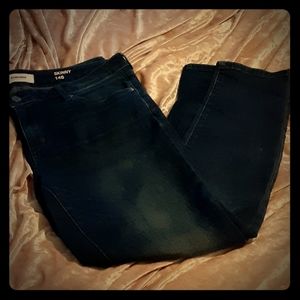 Sonoma dark wash skinny jean